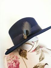 Guinea Fowl Feather Brooch Hat Pin, Gift, Races, Spent Cartridge Country Wedding