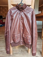 Eastman A1 Flight Jacket Size 42 Brown Leather