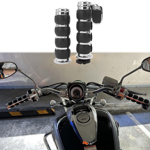 Motorcycle hand grips - 1",