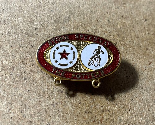 Stoke vintage speedway badge - stoke,