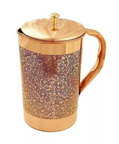 Handmade copper water jug - handmade,