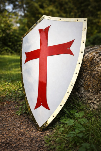 Medieval crusader shield - medieval,