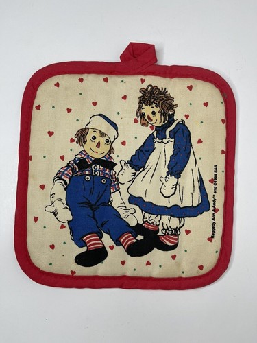Raggedy ann andy pot holder - raggedy,