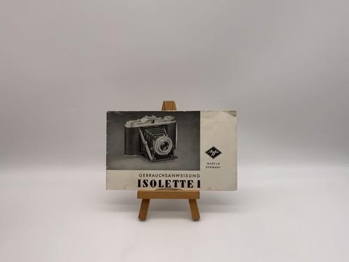 Agfa isolette manual german - isolette,