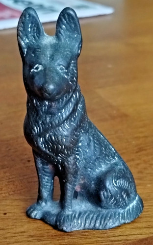 Vtg cast iron german - iron, shepherd