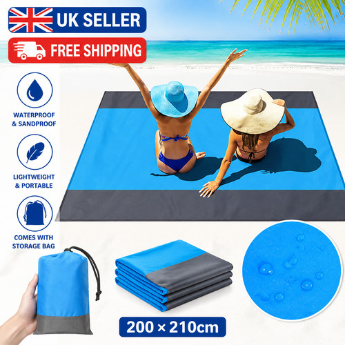 Large beach blanket waterproof - beach,