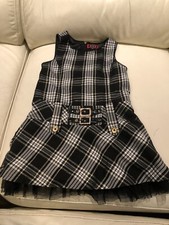The Children’s Place Girls Geometrical Black Dress Size 3-4
