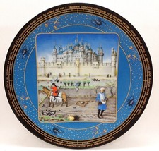 D'Arceau-Limoges France 1985 First Limited Edition "Octobre" Plate - 25cm