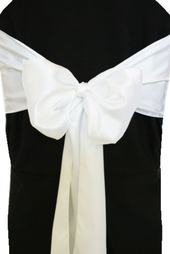 100 satin sashes - 25, chair