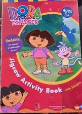 Dora the Explorer Jigsaw Book. No Stickers. Five Complete Puzzles Only. 
