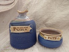 Port Jug and Pate Dish