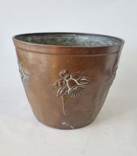 Antique brass jardinière - antique, js&s