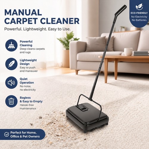 Eyliden manual carpet - carpet, sweeper