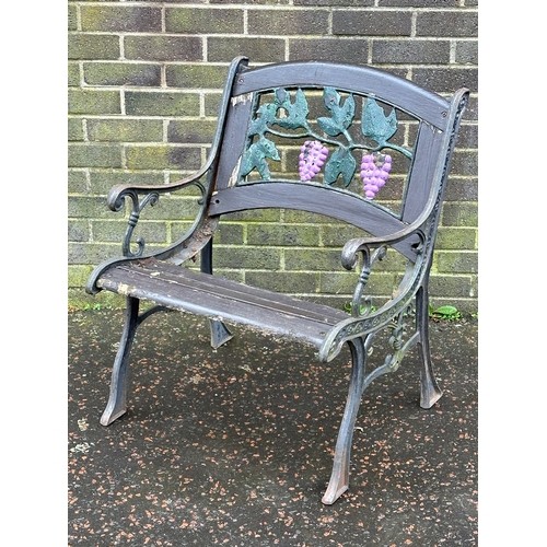 Cast iron and - , mahogany