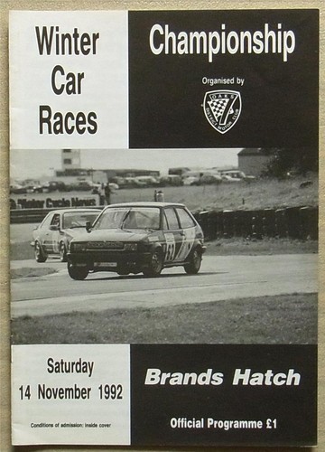 Brands hatch nov 1992 - hatch,