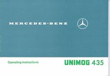 Mercedes-Benz Unimog 435 U1300L U1700L RHD OM 366/A Operating Instructions - NEW
