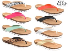 Ladies Ella Sandals Toe Post