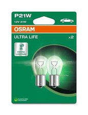 2x OSRAM P21W ULTRA LIFE BULBS