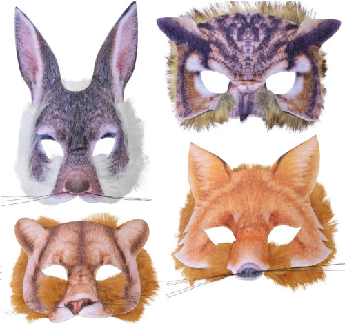 Animal face mask - animal, adults
