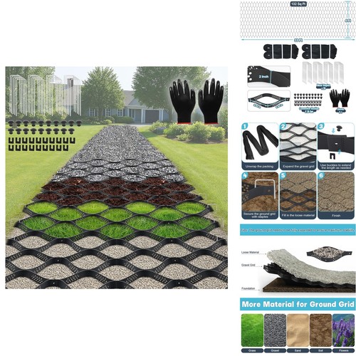 Biobubana gravel grid 33ft - gravel,