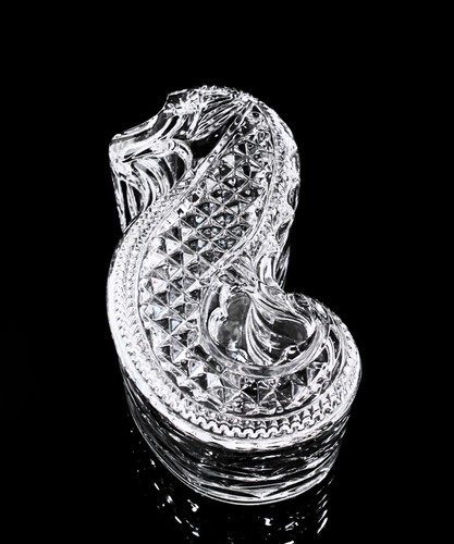 Waterford crystal seahorse - crystal:,