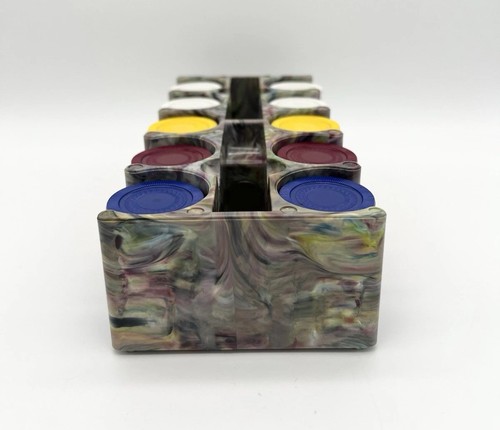 Vintage 50s poker chip tray - vintage,