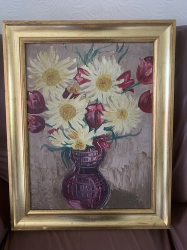 Oil board painting - oil, on