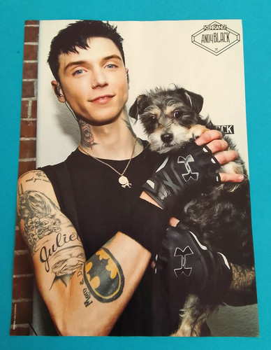 Andy black kerrang magazine - andy,