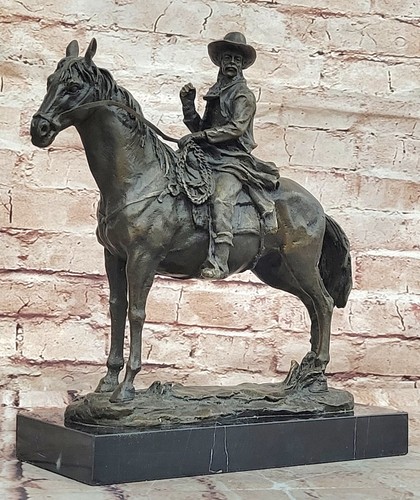 Remington bronze metal cowboy - bronze,