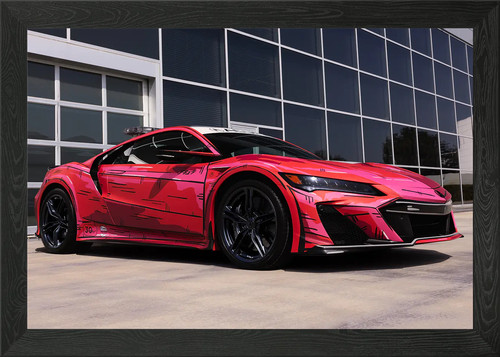 Acura nsx cartoon style sports - style,