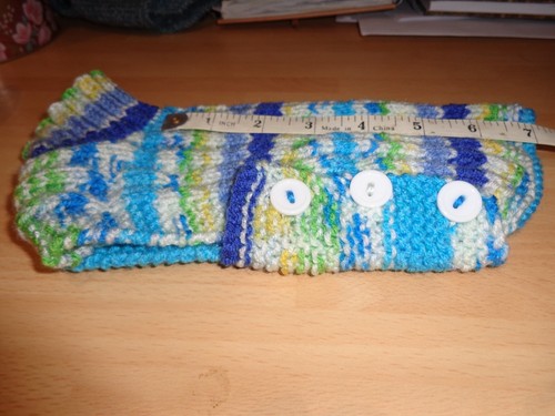 Hand knitted dog - 7'',