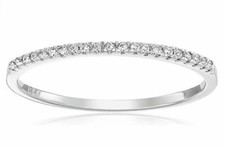 White Gold 1/6ct Pave Diamond