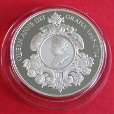 UK 2014 DEATH OF QUEEN ANNE PIEDFORT £5 SILVER PROOF CROWN