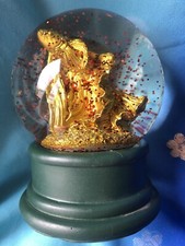 Gold Fish Koi Siamese Fighting Fish Red Glitter Snow Globe