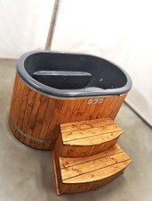 FIBER GLASS OVAL HOT TUB with Big stairs in stock