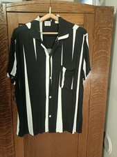 Levi's Vintage Clothing LVC Black white striped Shirt - The killer Size M