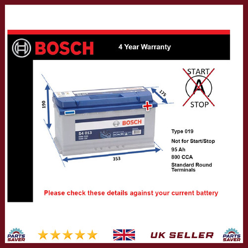 Battery fits jaguar - battery, type