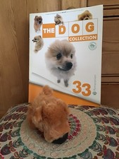 Eaglemoss Artlist Dog Collection Pomeranian Plush Toy & 33 Magazine