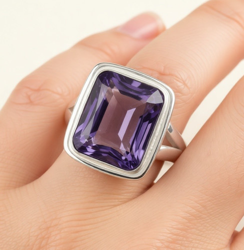 Iolite quartz gemstone - gemstone, 925