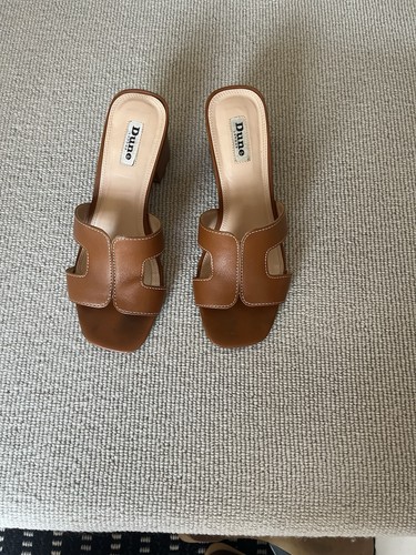 Dune tan heeled - tan, 39