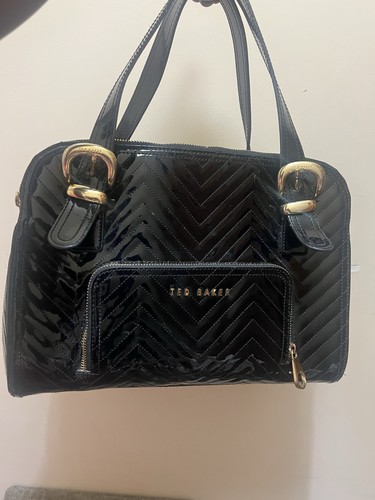 Ted baker black patent chevron - ted,