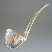 Clear Blown Glass Ladle