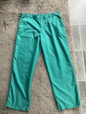 Mens Dunlop Sport Trousers Size 38” Waist 30” Leg  Green Golf Trousers ? Good Co