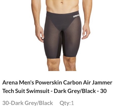 Nwt arena men - 30, powerskin