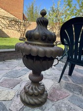 Large Antique Brass Copper Turkish Brazier, BBQ, Fire Pit
