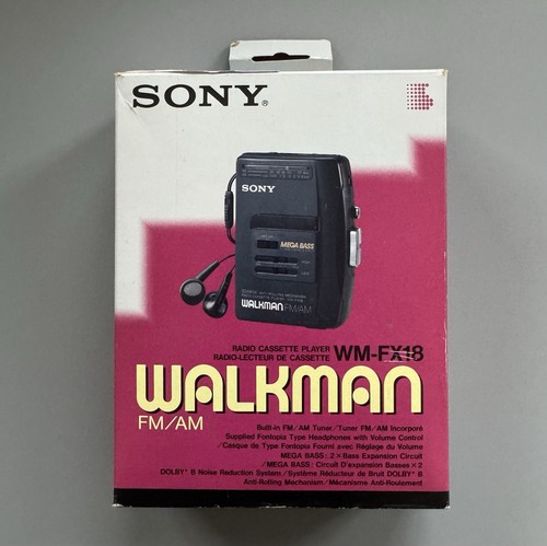 Sony walkman fx18 cassette - walkman, wm-fx18