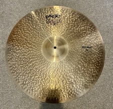 Paiste 24" 2002 Black Label Big Beat Cymbal (Crash/Ride) - Fantastic condition! 