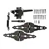 Everbilt black post latch - black,