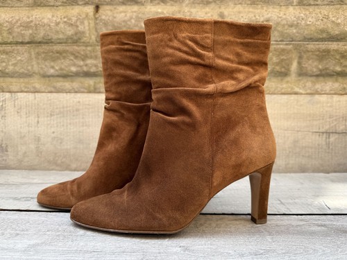 Hogl camel brown suede leather - camel,