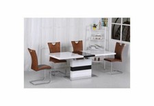 OSD Cluj-Napoca Antique Brown PU Dining Chair